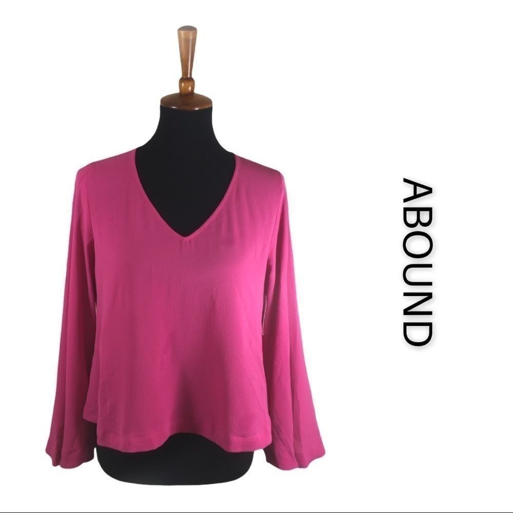 Abound Pink Long Sleeve Top